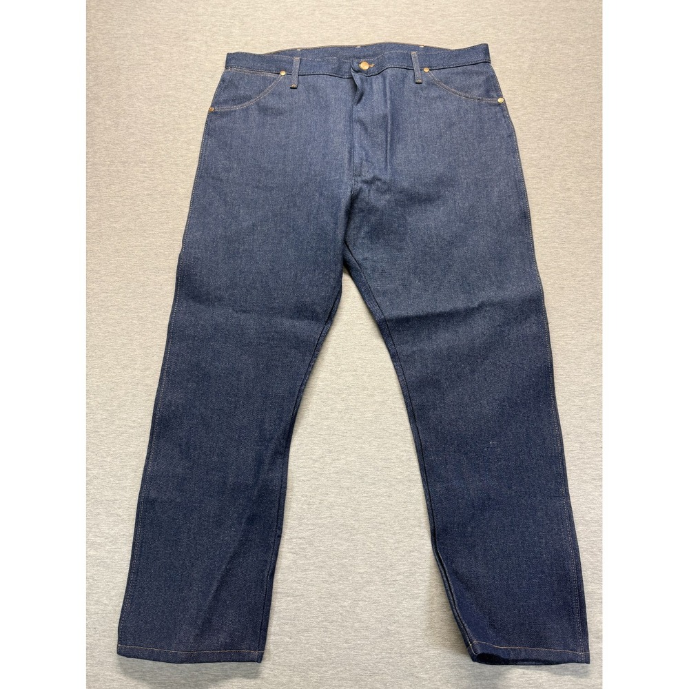 Wrangler Rigid Cowboy Cut Original Fit Jeans Mens 42x30 (Fits 39x29) Blue Denim